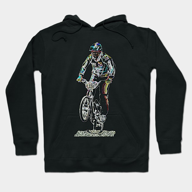 bmx Hoodie by rickylabellevie